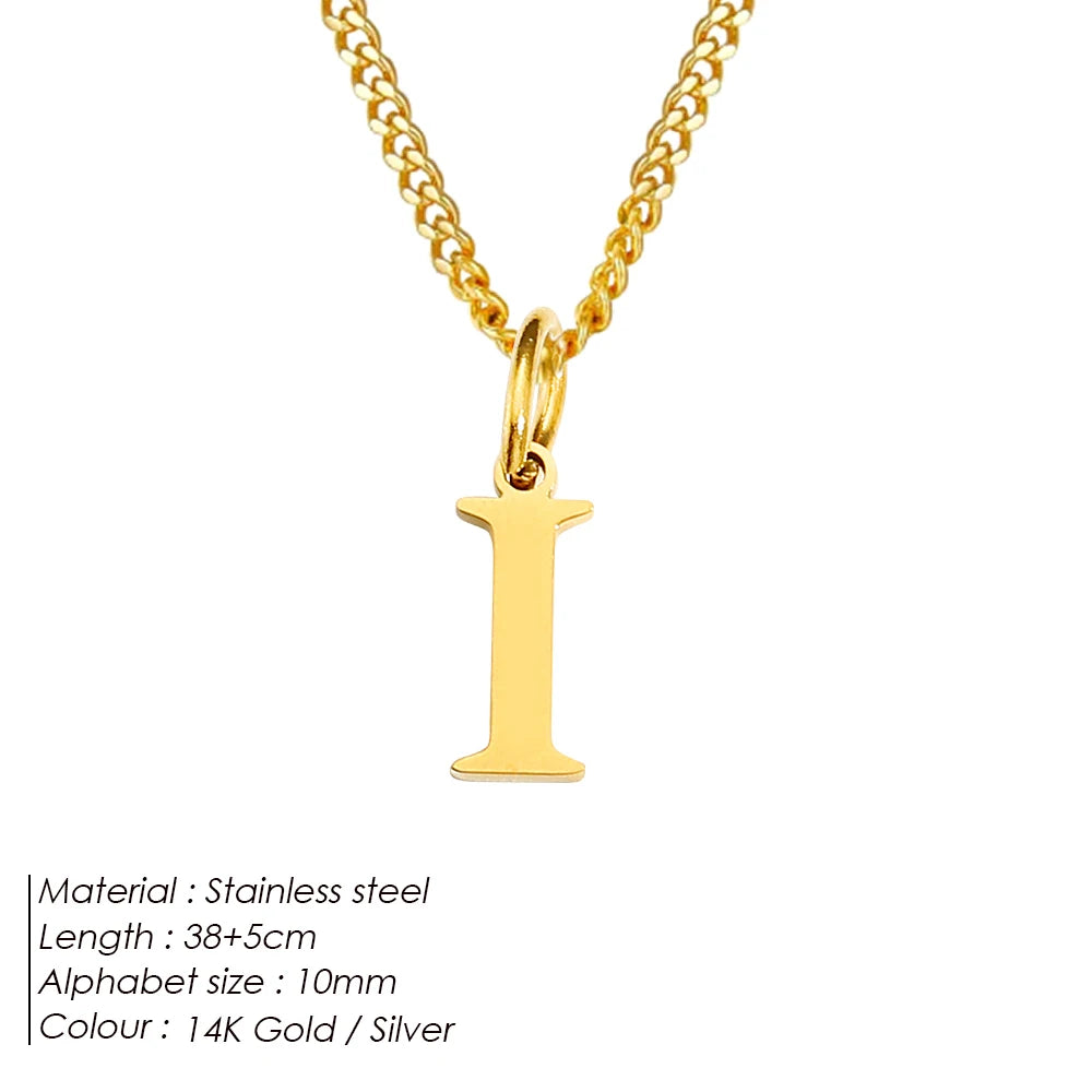 Letter Charm Kette