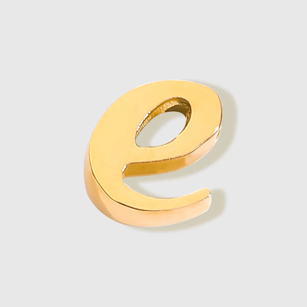 floating Lowercase letter Charm