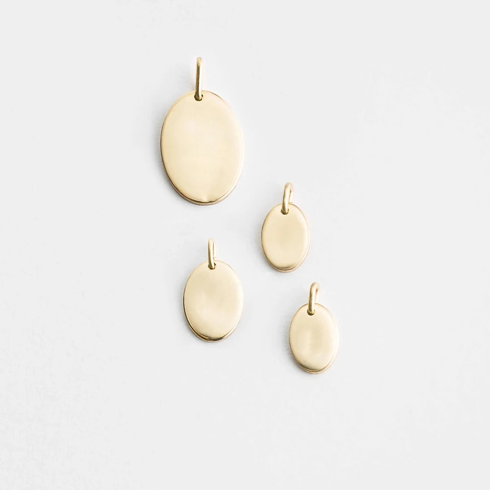 Oval Mirror Charm