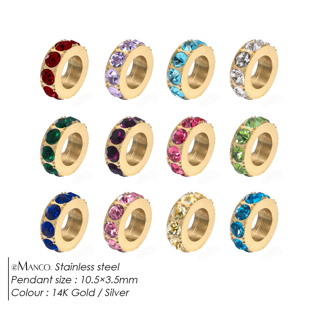 Round Pave Juli Charm