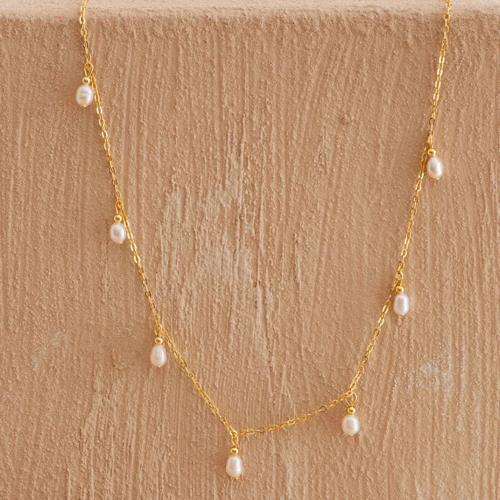 vegan multi oval perla Kette