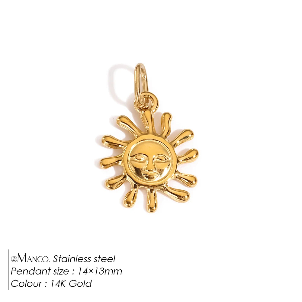 Star Sun Moon Charms