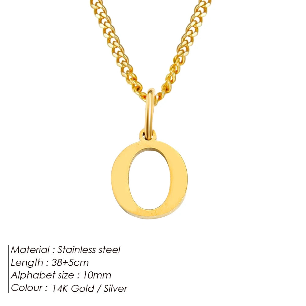 Letter Charm Kette