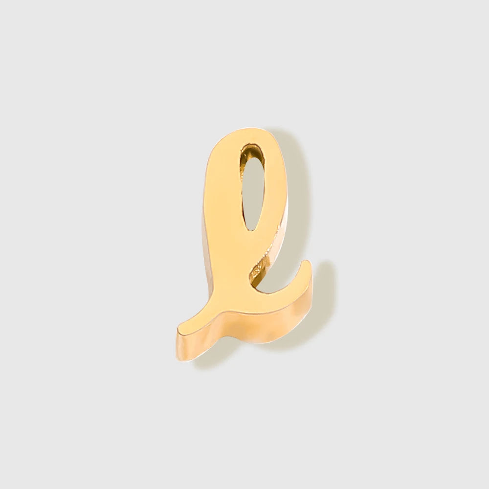 floating Lowercase letter Charm