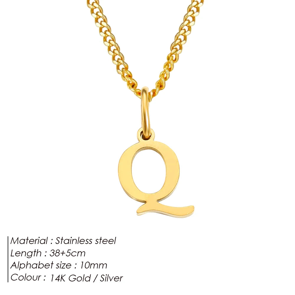 Letter Charm Kette