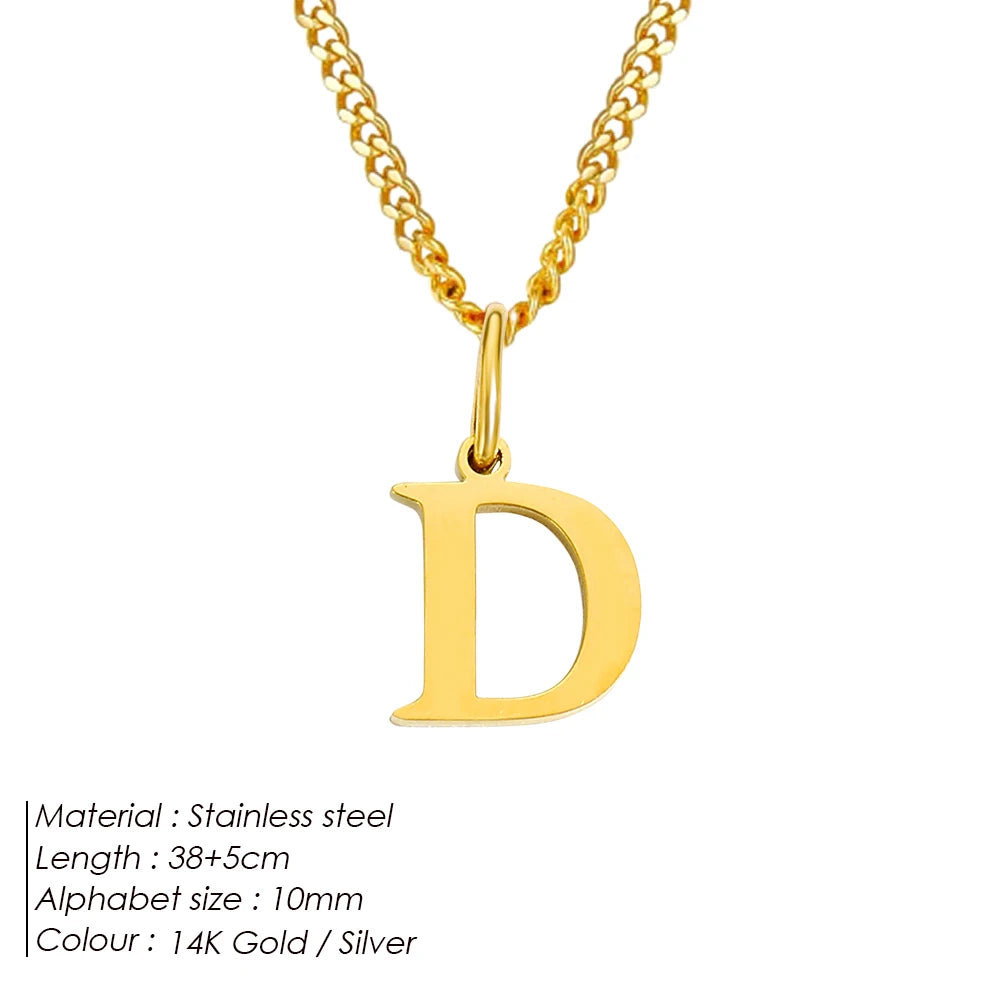 Letter Charm Kette