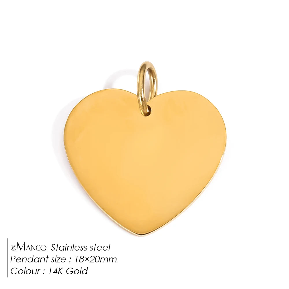 Heart Mirror Charm