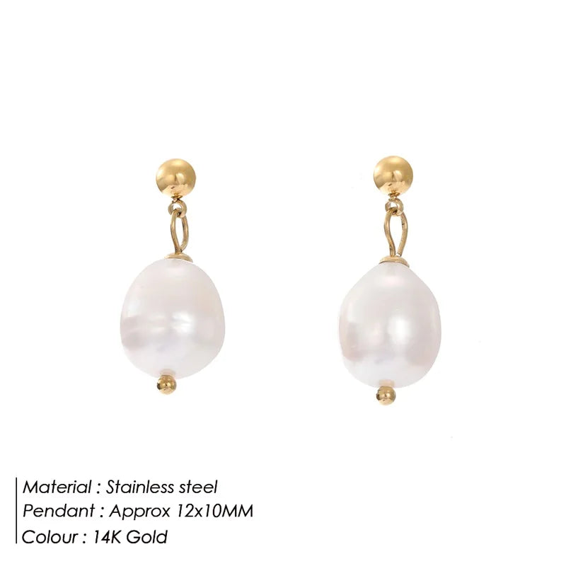 vegan Freshwater Pearl Ohrringe Auswahl
