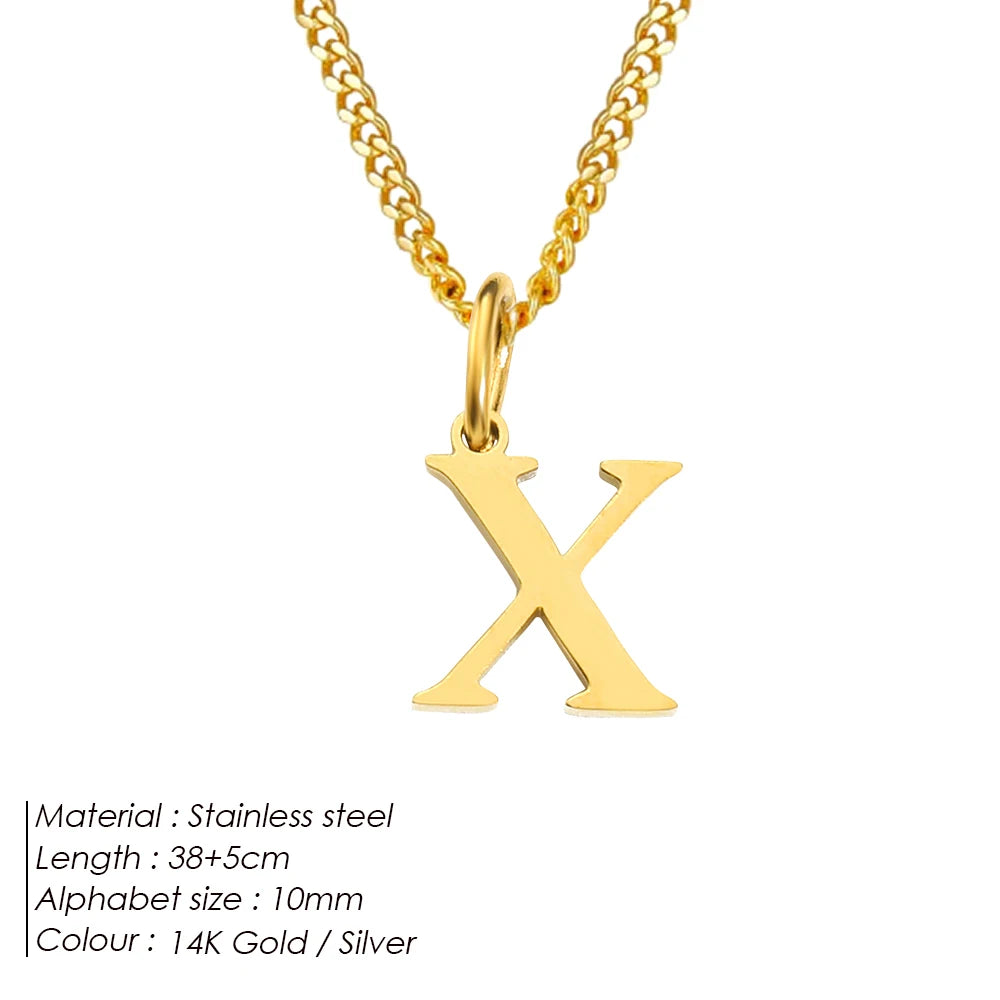 Letter Charm Kette