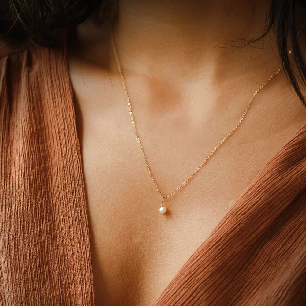Irregular Vegan Freshwater Pearl Kette