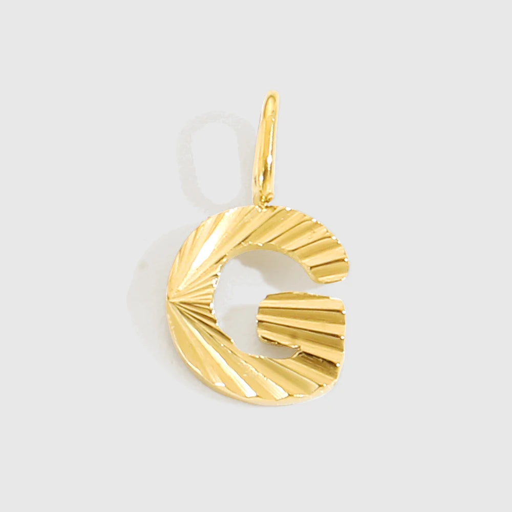 sunbeam letter Charm