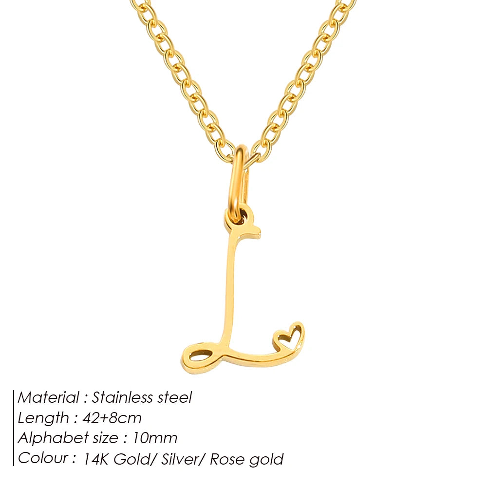 Charming Letter Charm Kette