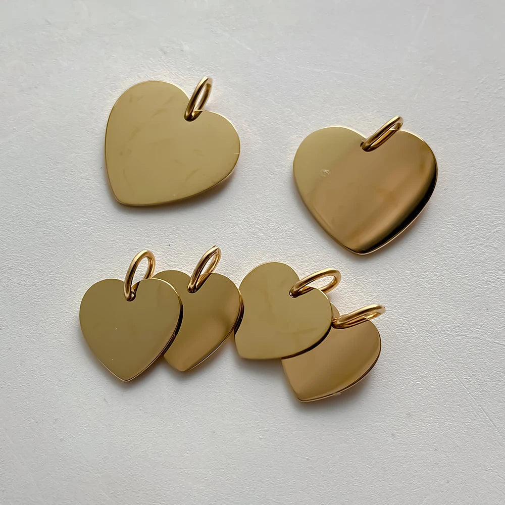 Heart Mirror Charm