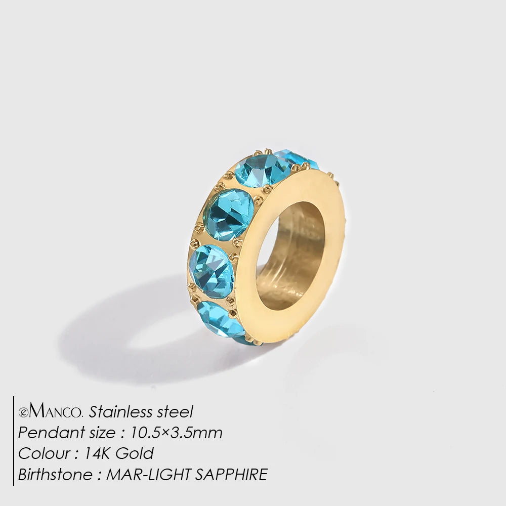 Round Pave Juli Charm