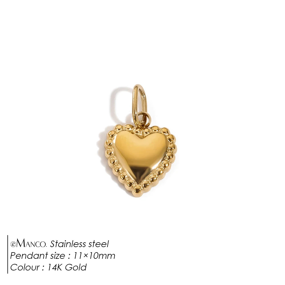 Bohemian Heart Charm