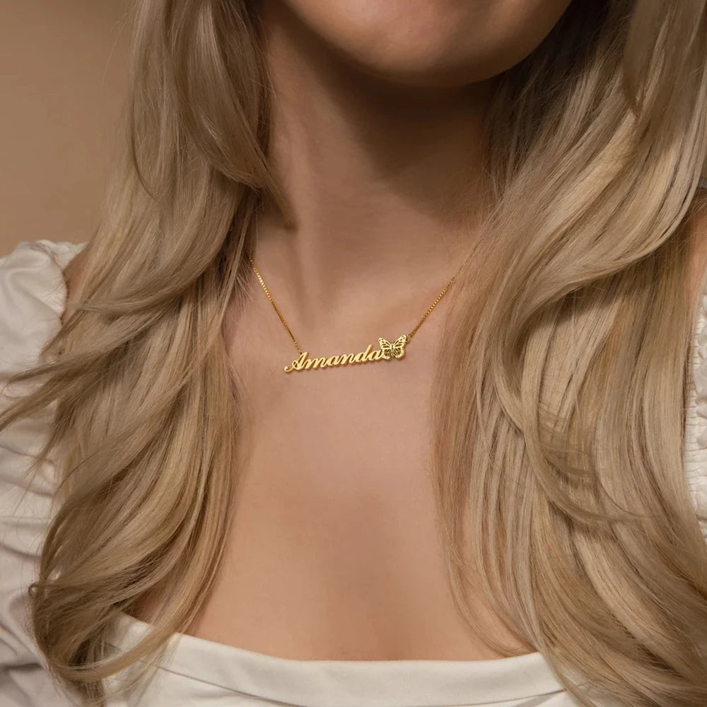 my Butterfly Name Kette