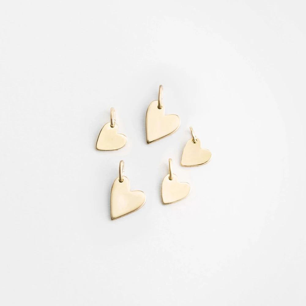 Gravierbare Herz Charms
