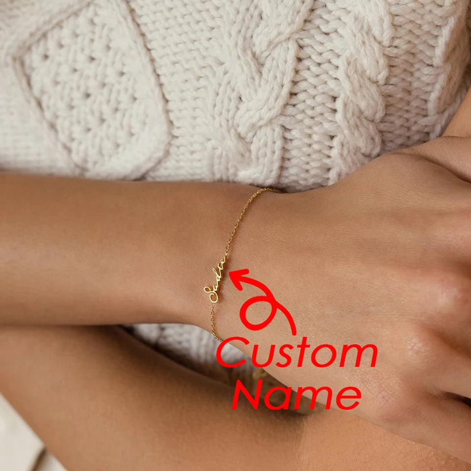 Customized Name Armband SN Schrift