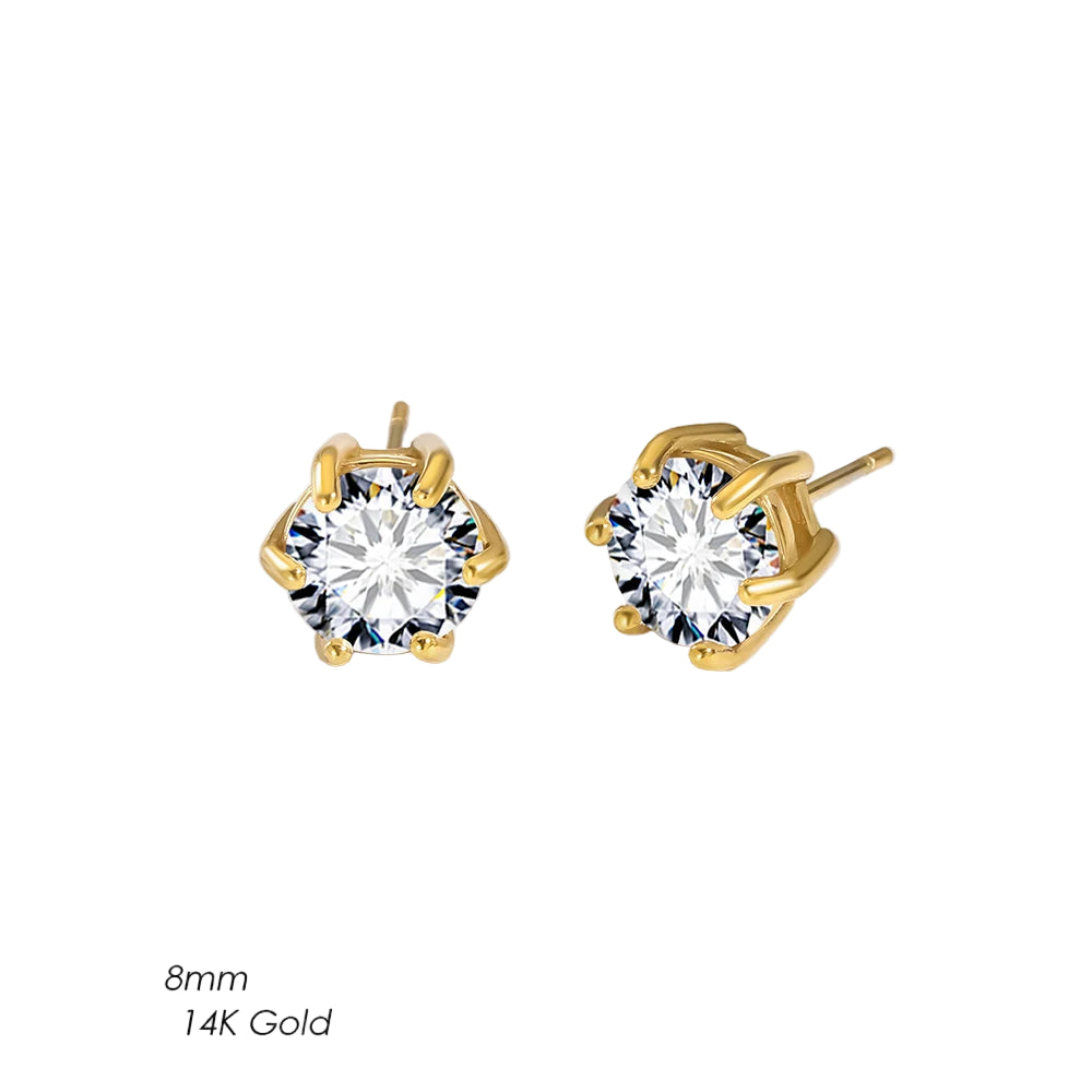 Eco Diamant Stud Ohrringe