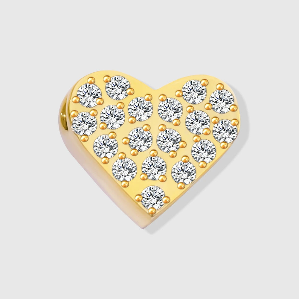 Shiny Floating Letter Charm