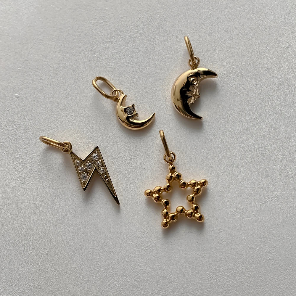 Star Sun Moon Charms