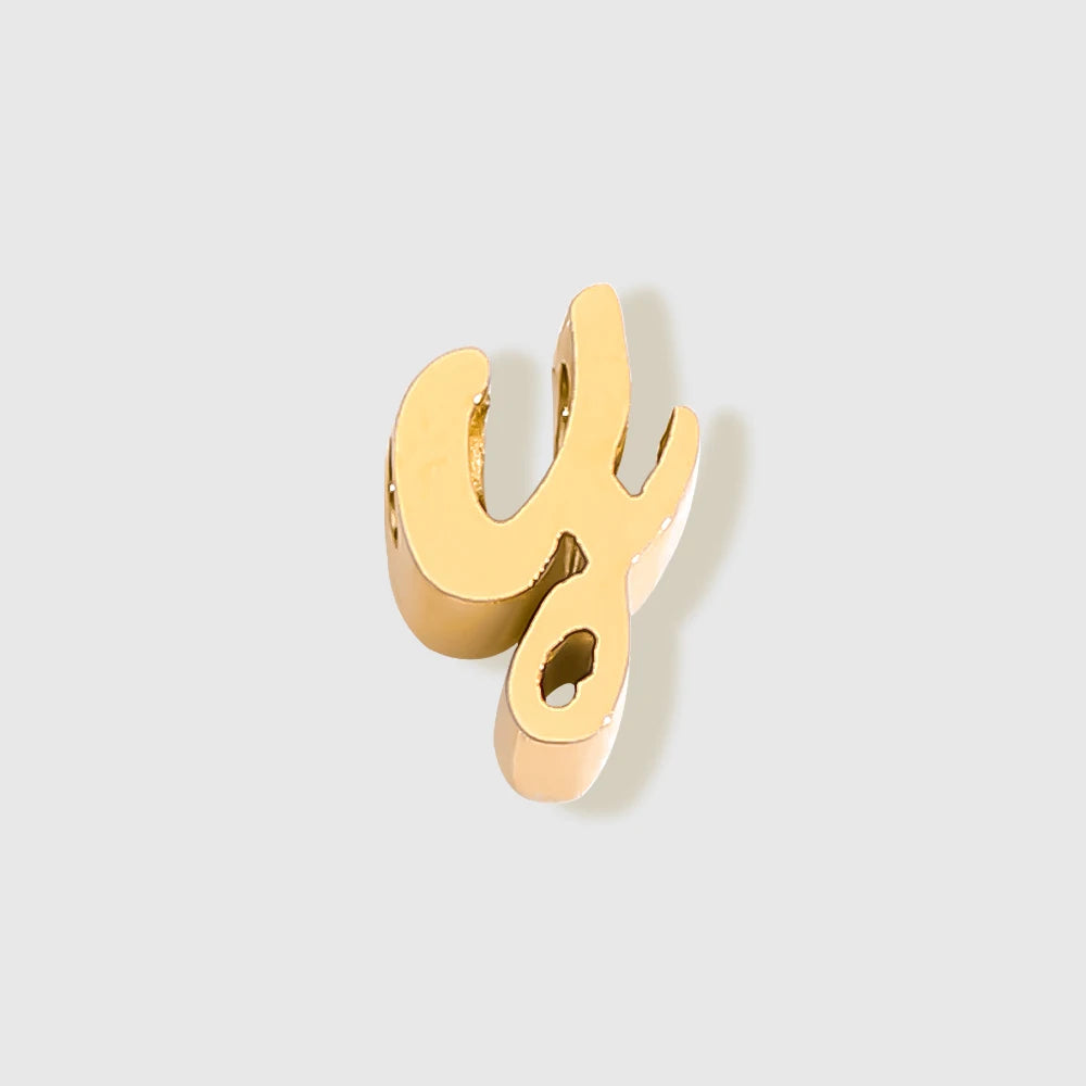 floating Lowercase letter Charm