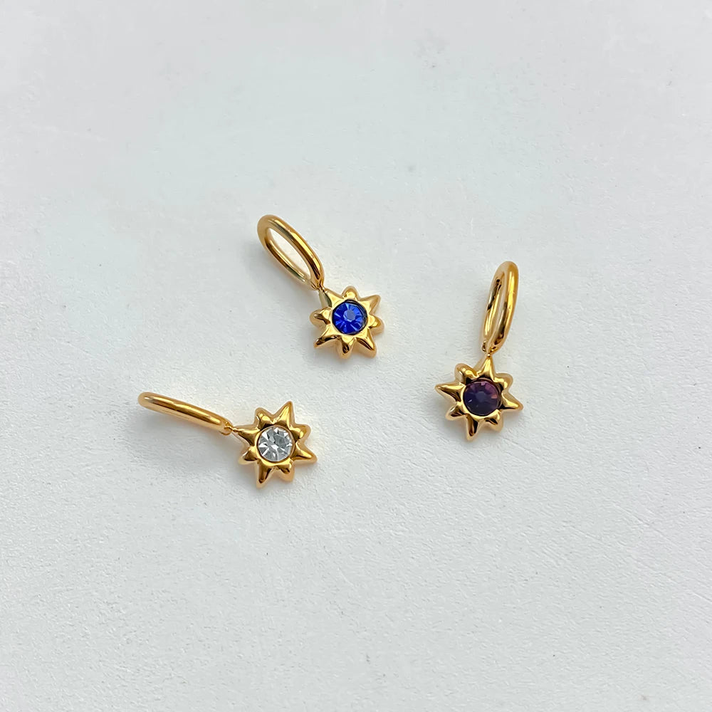 Star Birthestone Charm