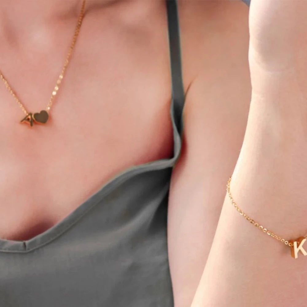Heart Letter Kette