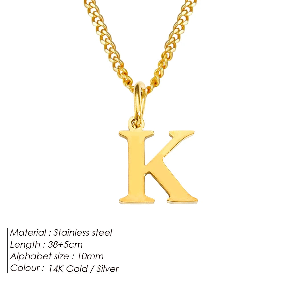 Letter Charm Kette