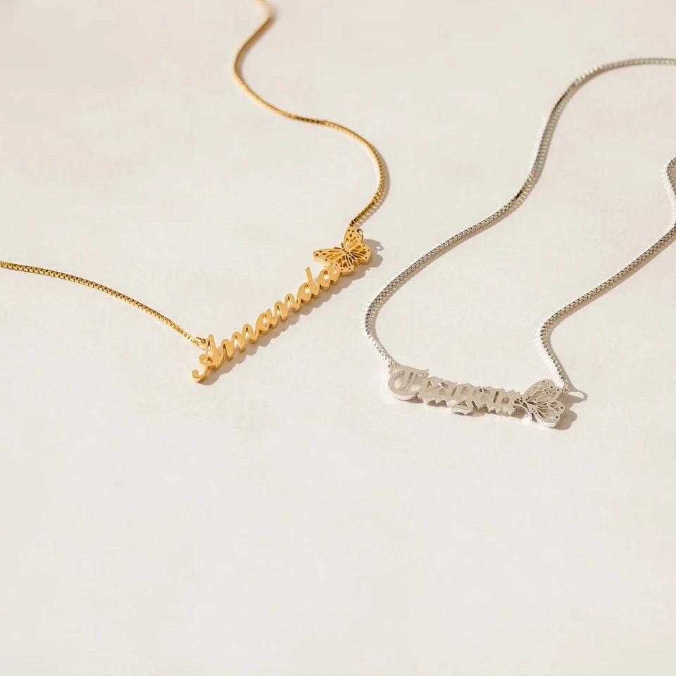 my Butterfly Name Kette