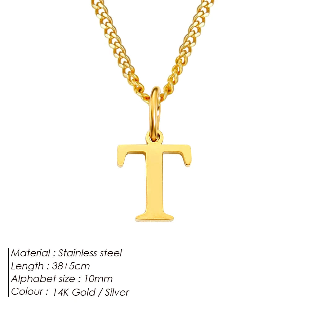 Letter Charm Kette
