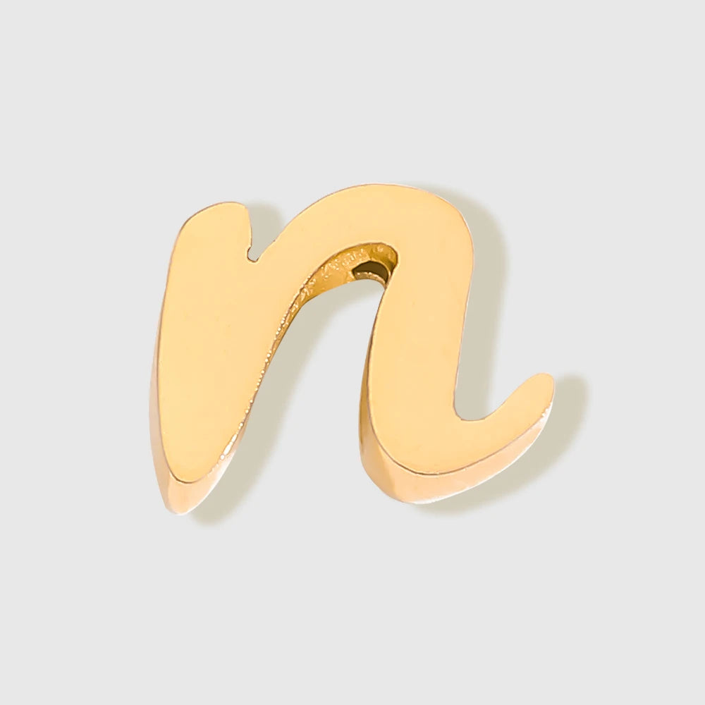 floating Lowercase letter Charm