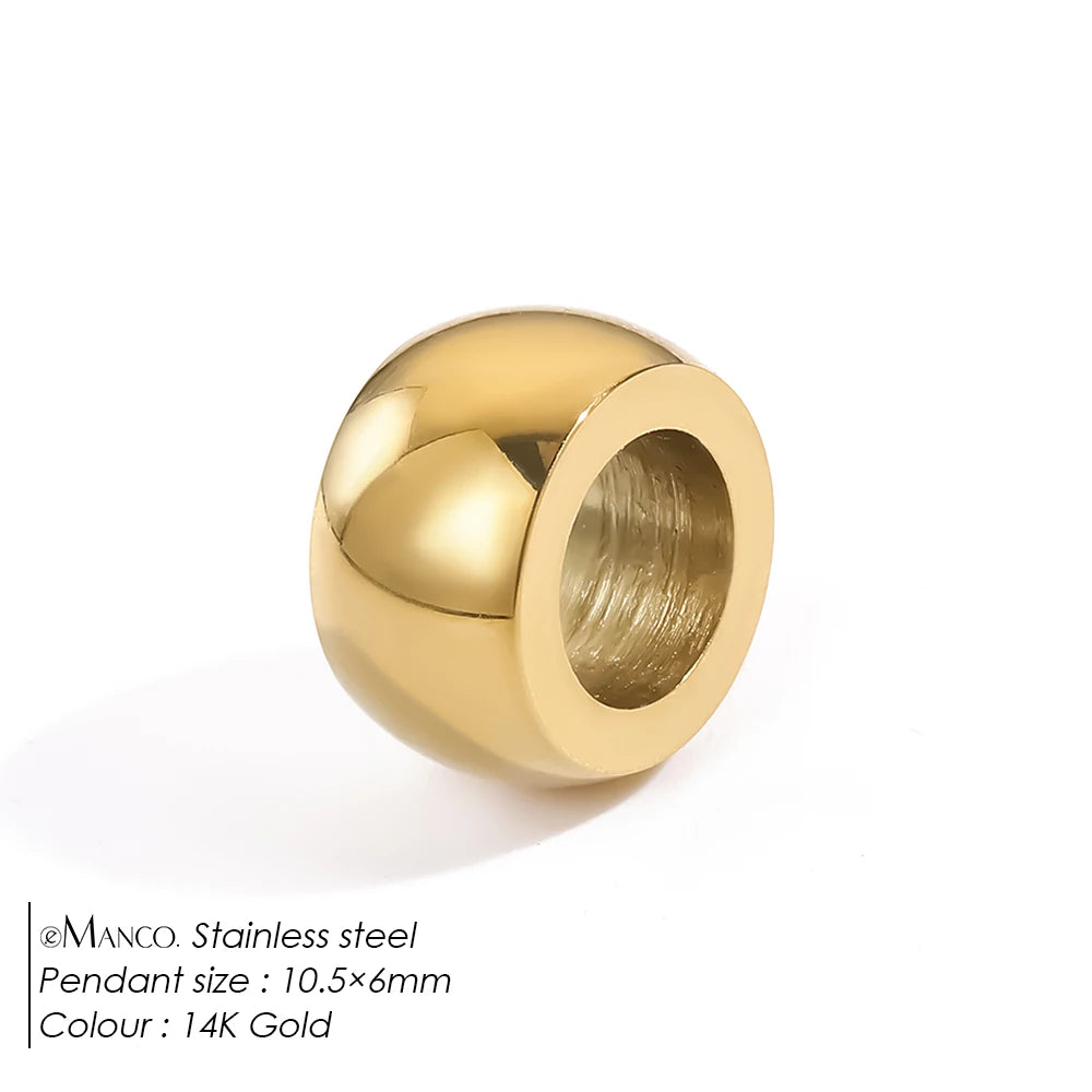 Round Pavé Charm