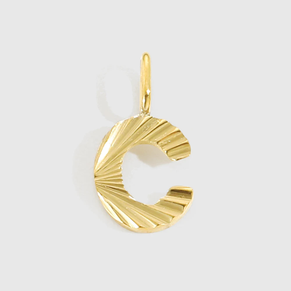 sunbeam letter Charm