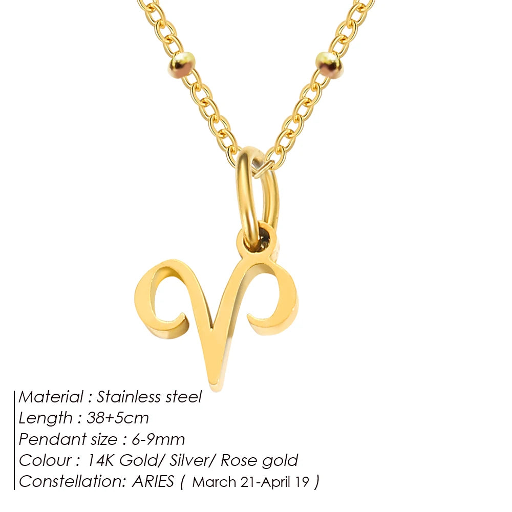 Delicate Zodiac Charm Kette