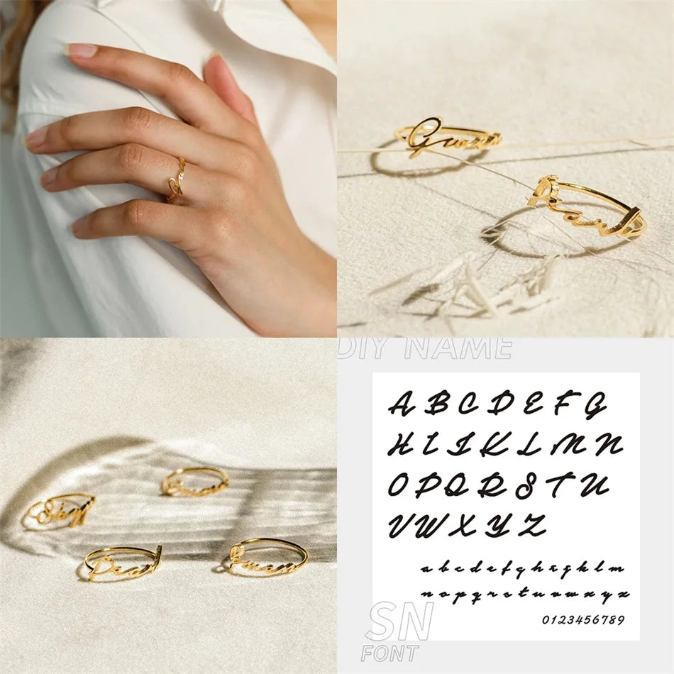 Custom Name Ring 1-3 Namen