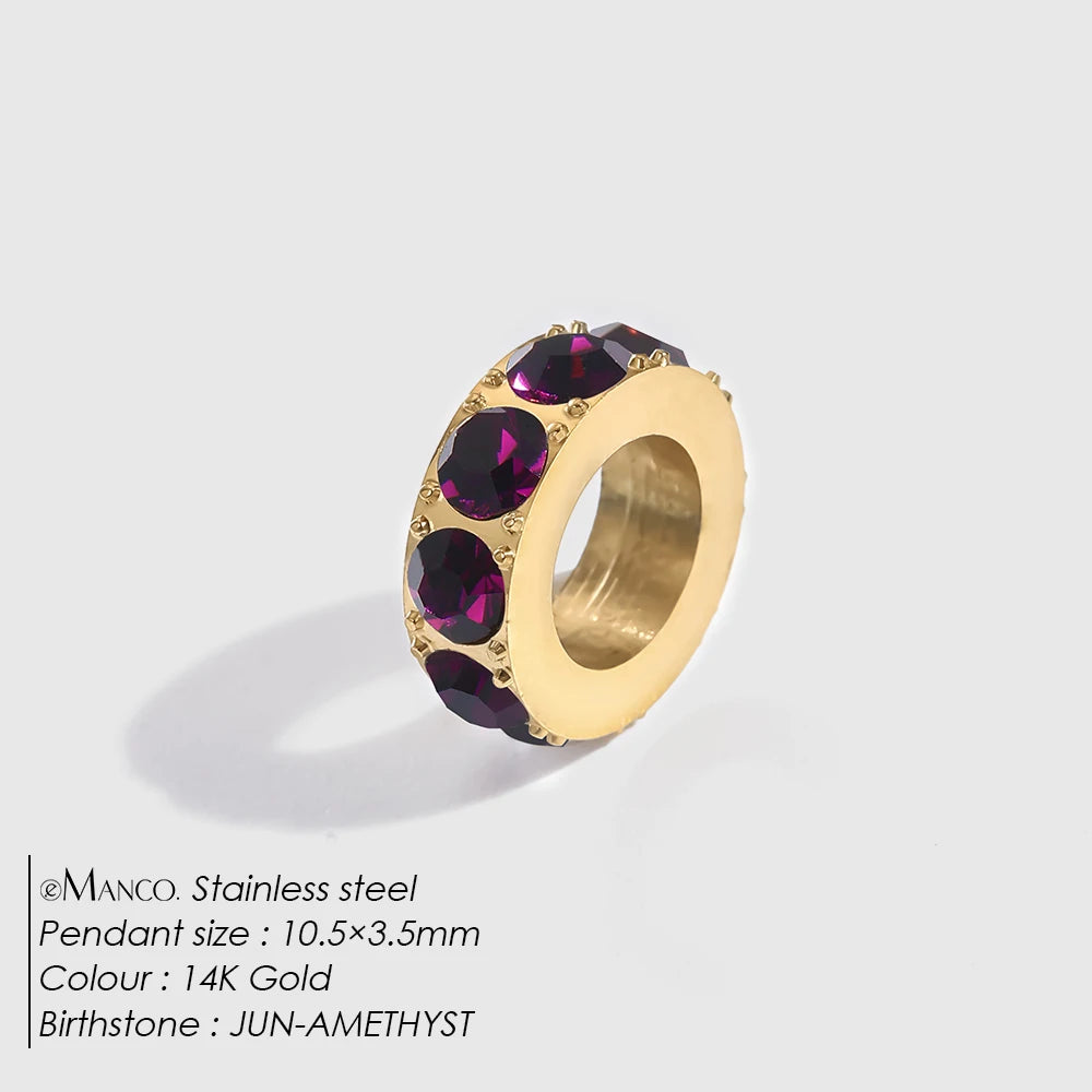 Round Pave Juli Charm