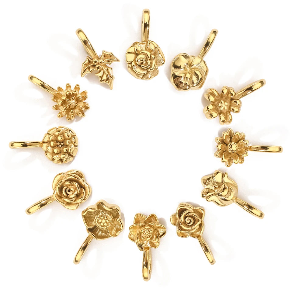 Geburtsblumen Charm