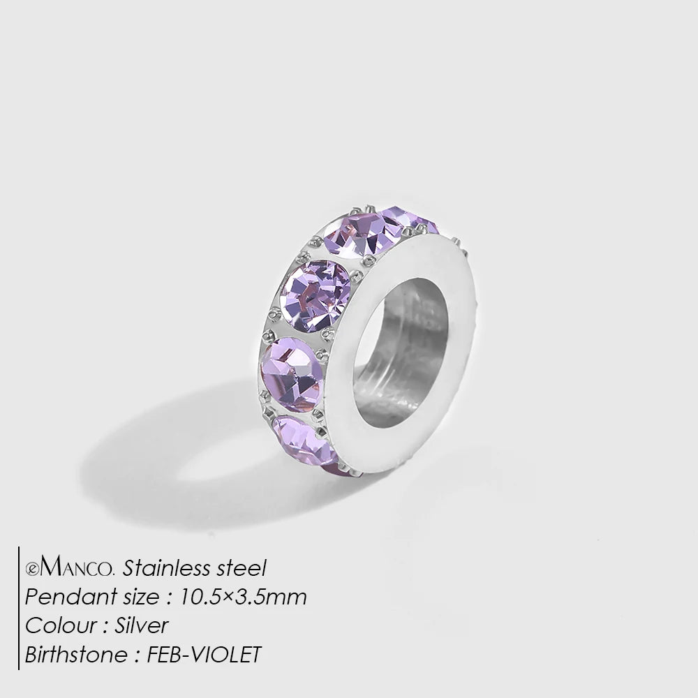 Round Pave Juli Charm