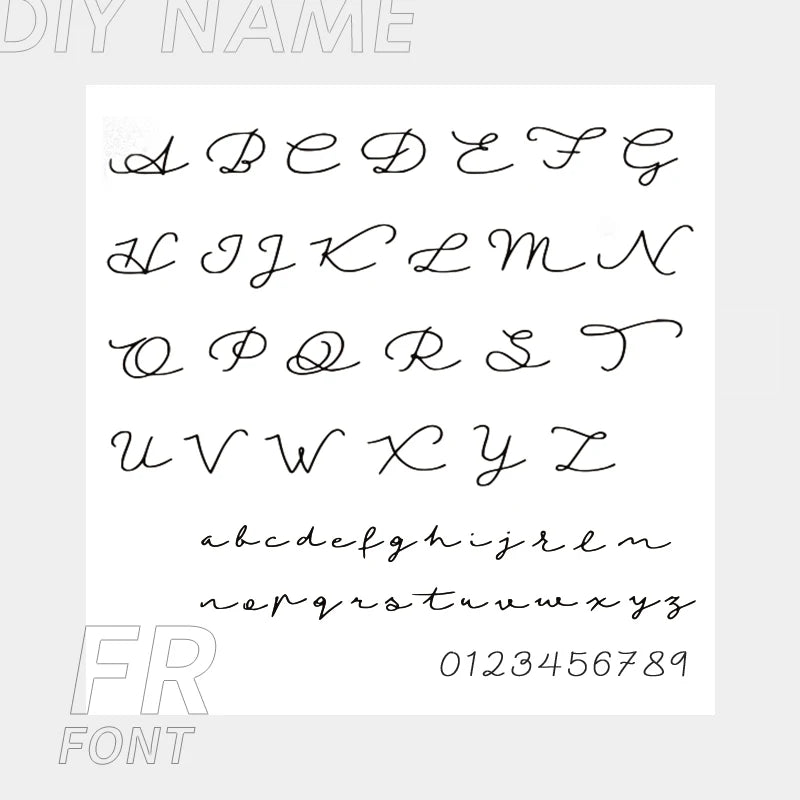 2 Vertical Name Kette