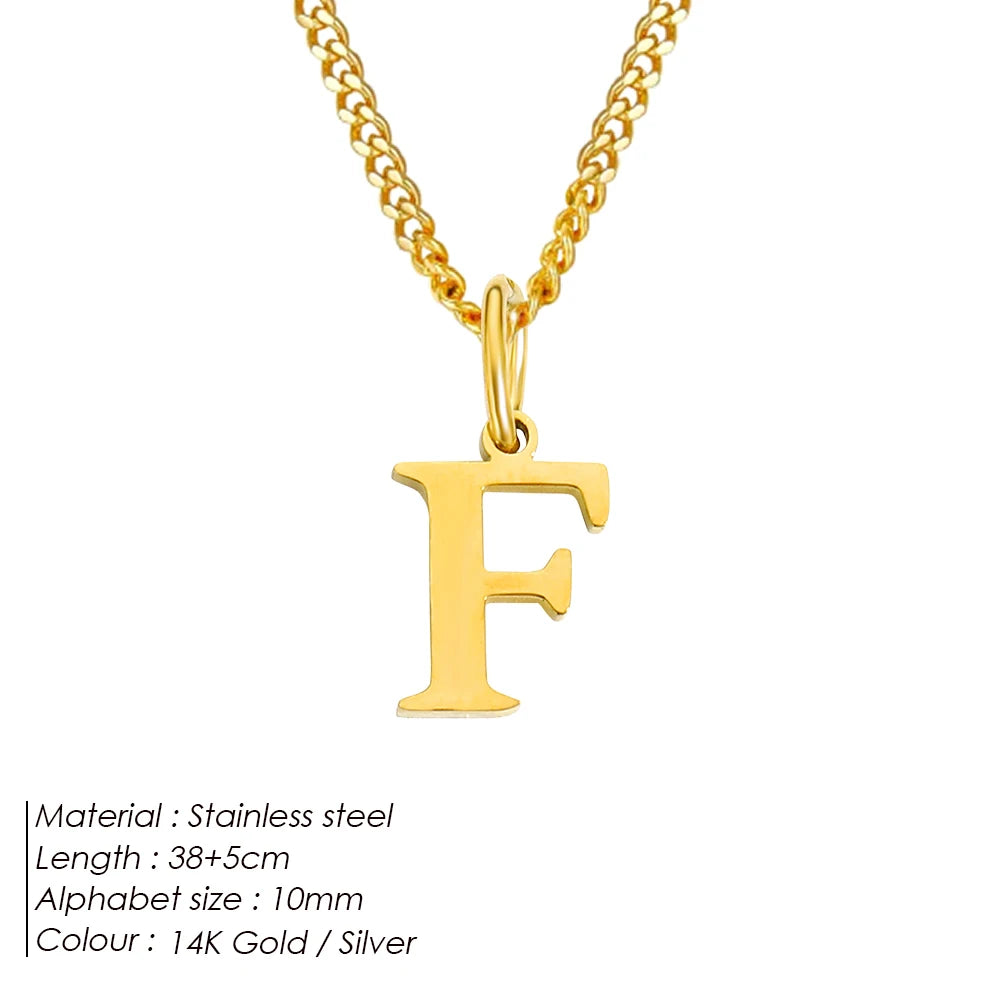 Letter Charm Kette