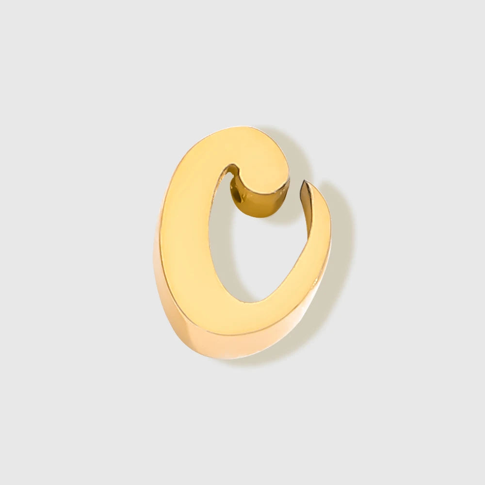 floating Lowercase letter Charm