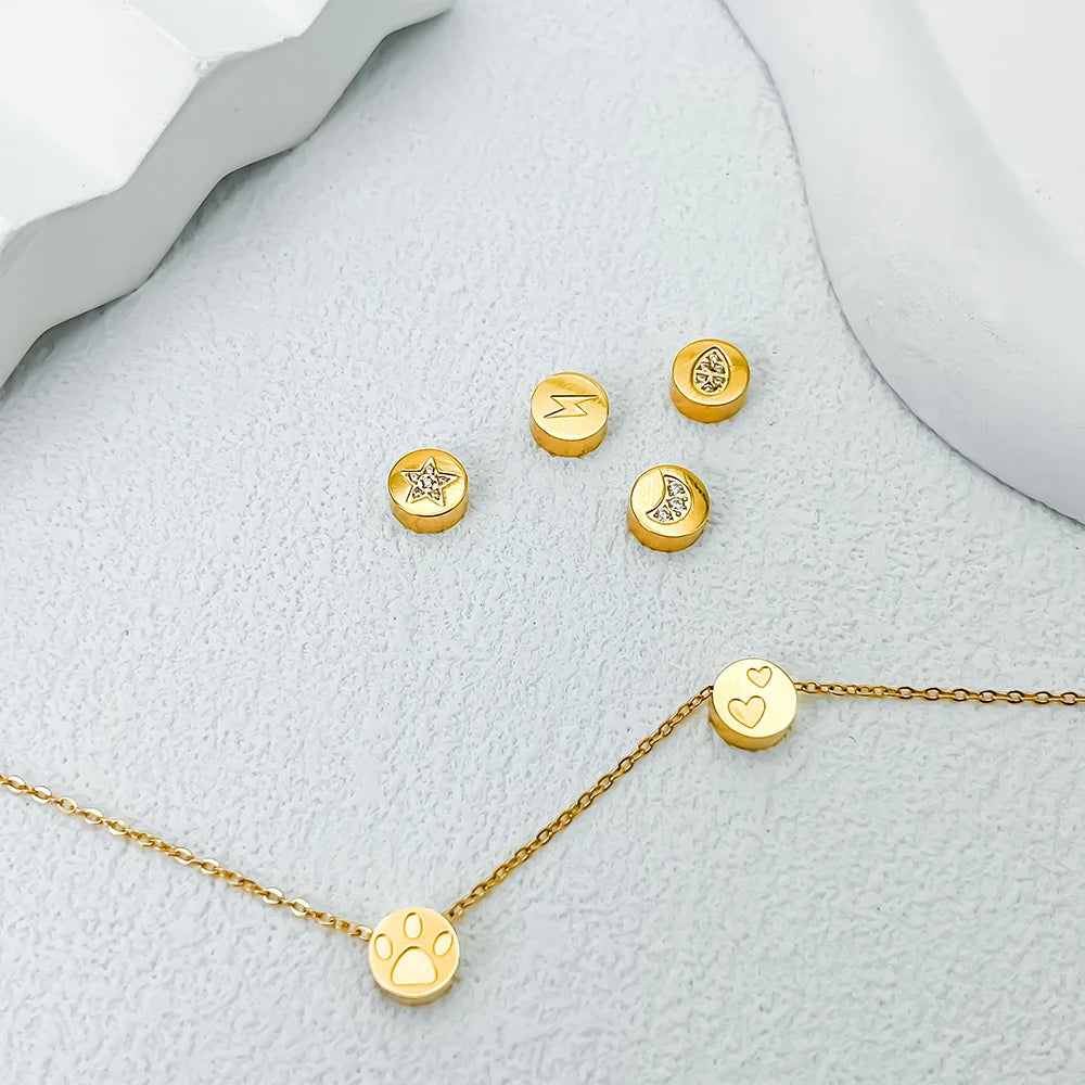 Floating Charms Round Delicate