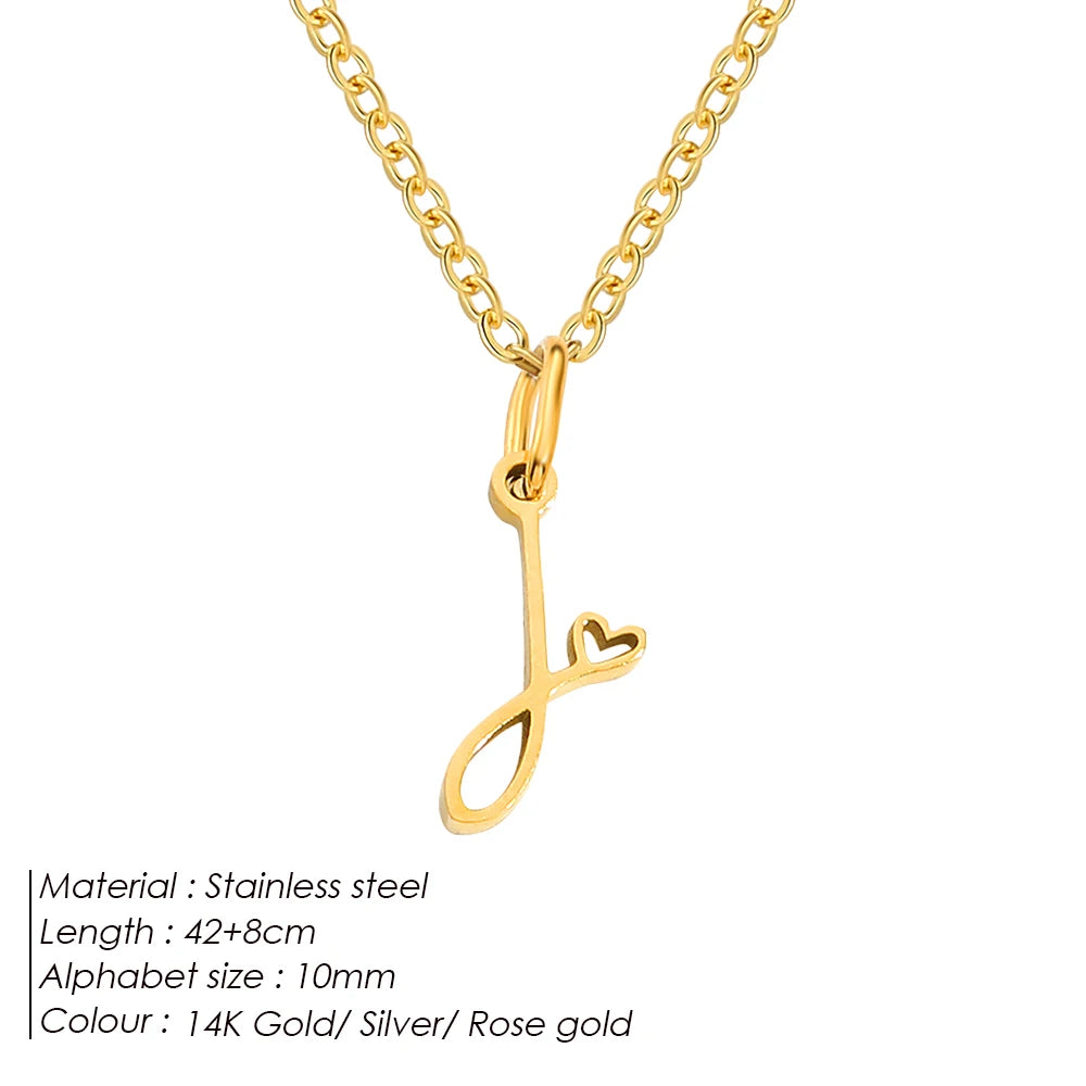 Charming Letter Charm Kette