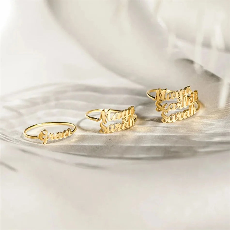 Custom Name Ring 1-3 Namen