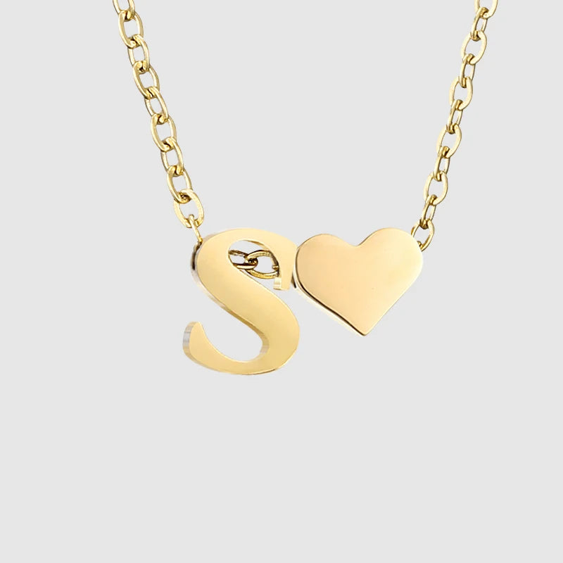Heart Letter Kette
