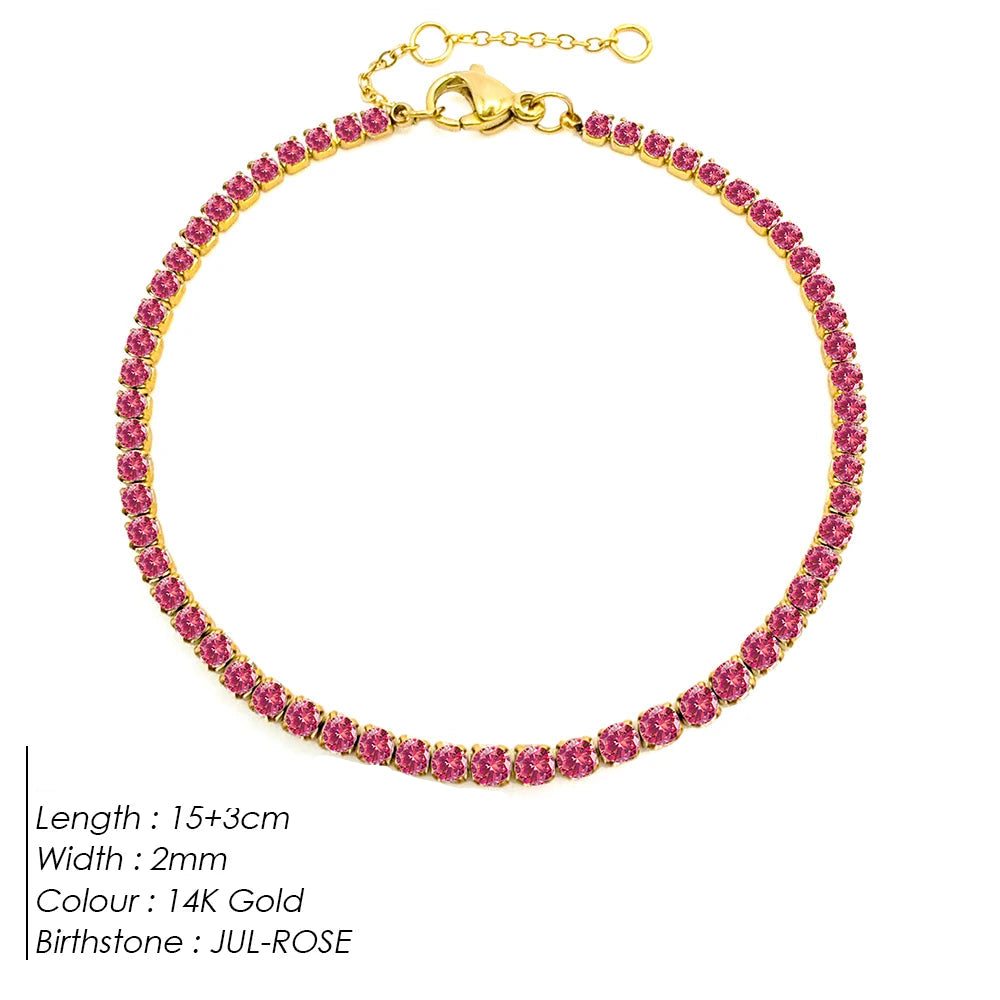 Birthstone Tennis Bracelet