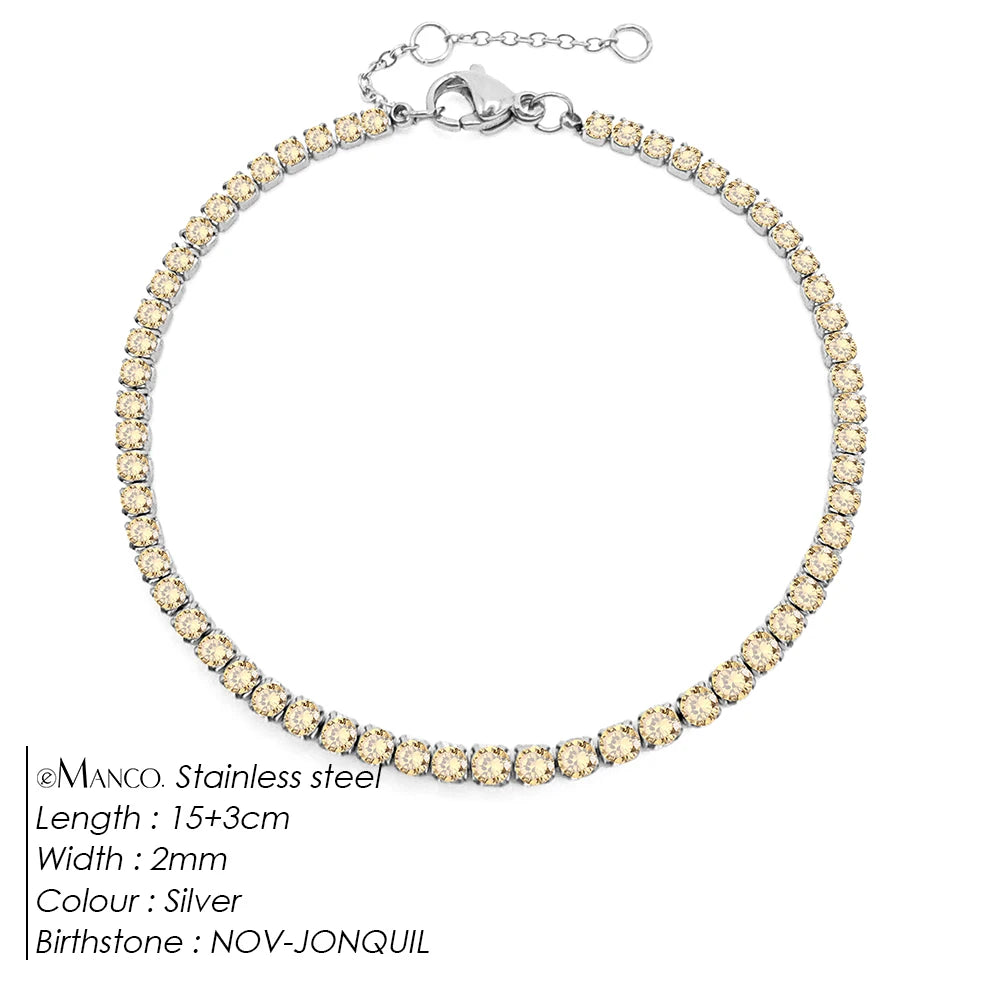 Birthstone Tennis Bracelet