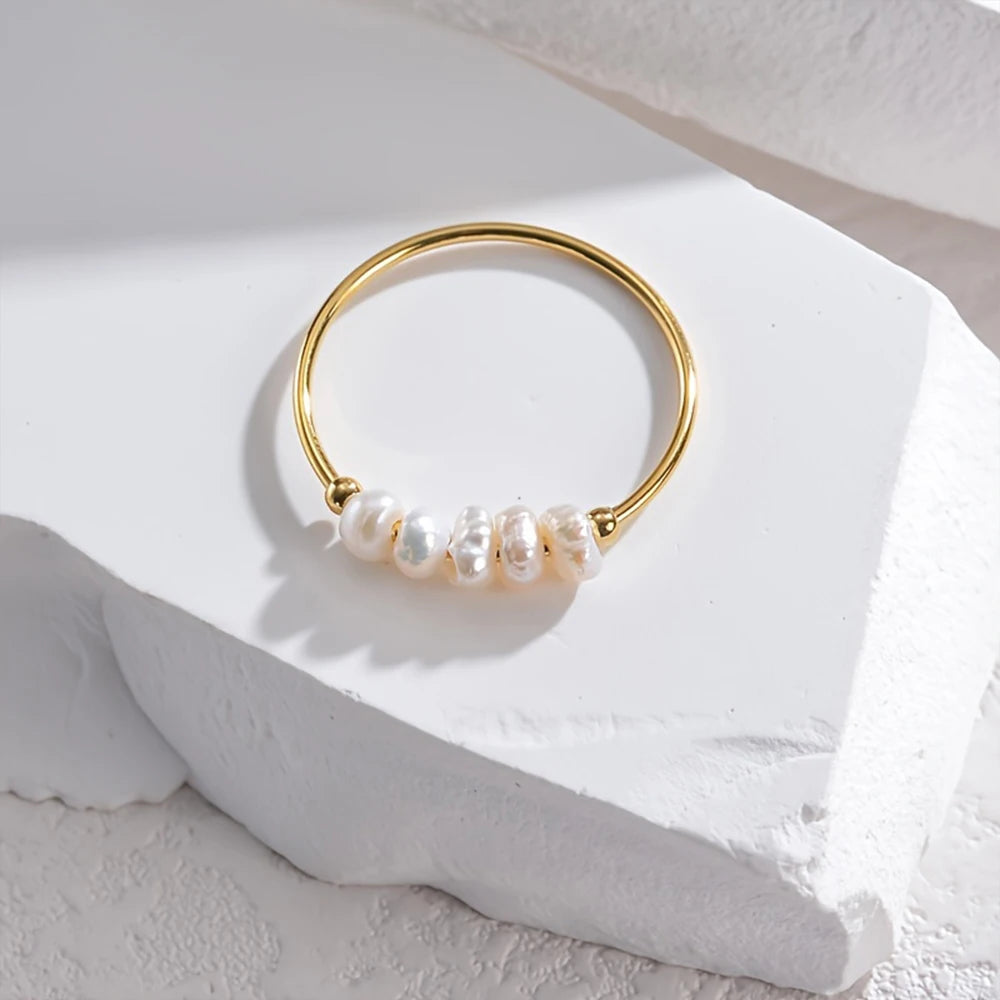 vegan Pearl Ring