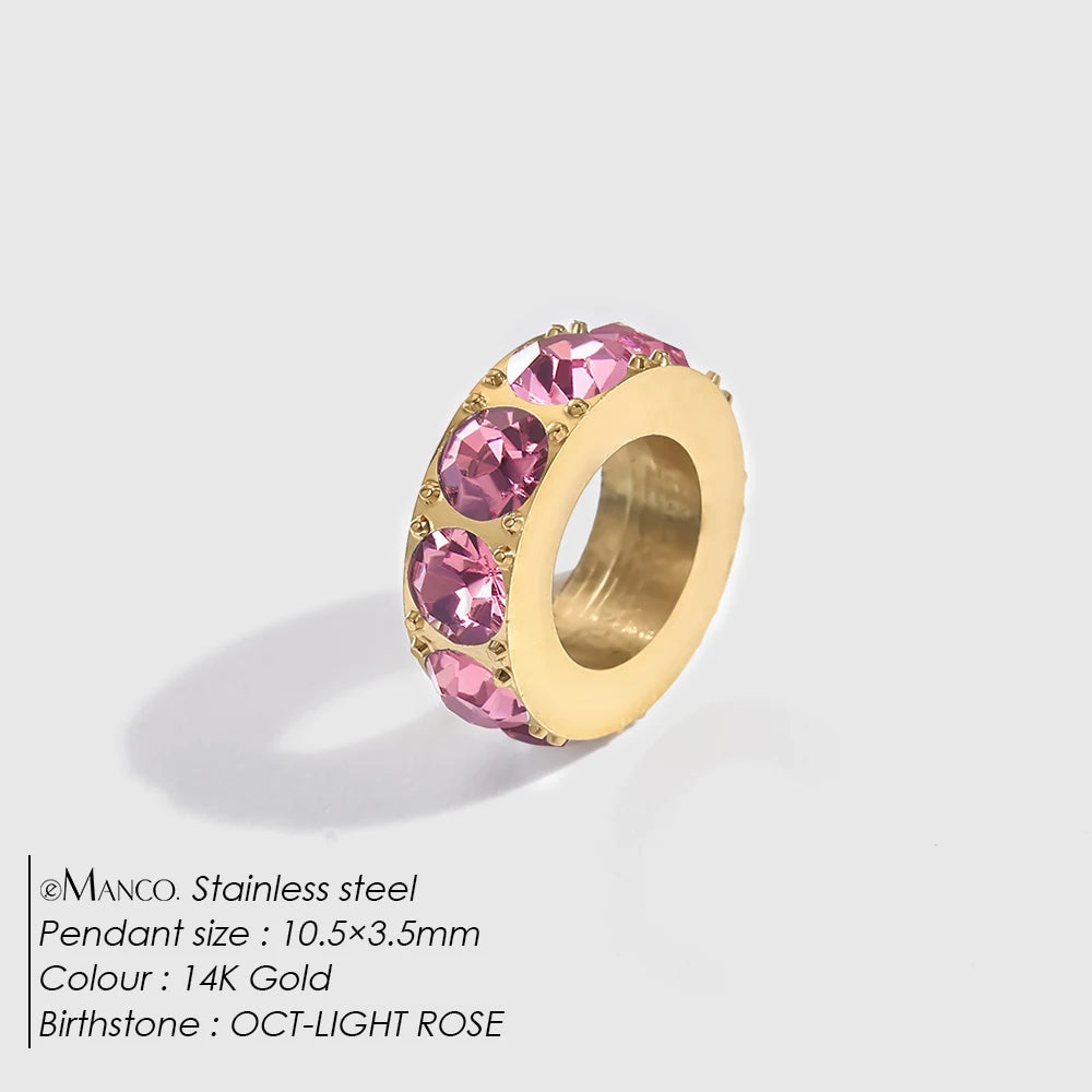 Round Pave Juli Charm